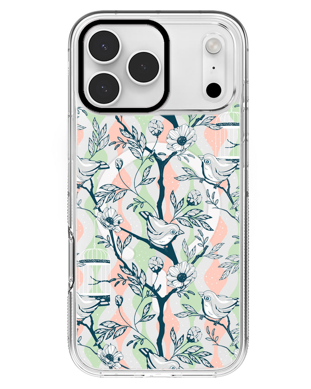iPhone Rearguard MagSwap - Lovebird Monochrome
