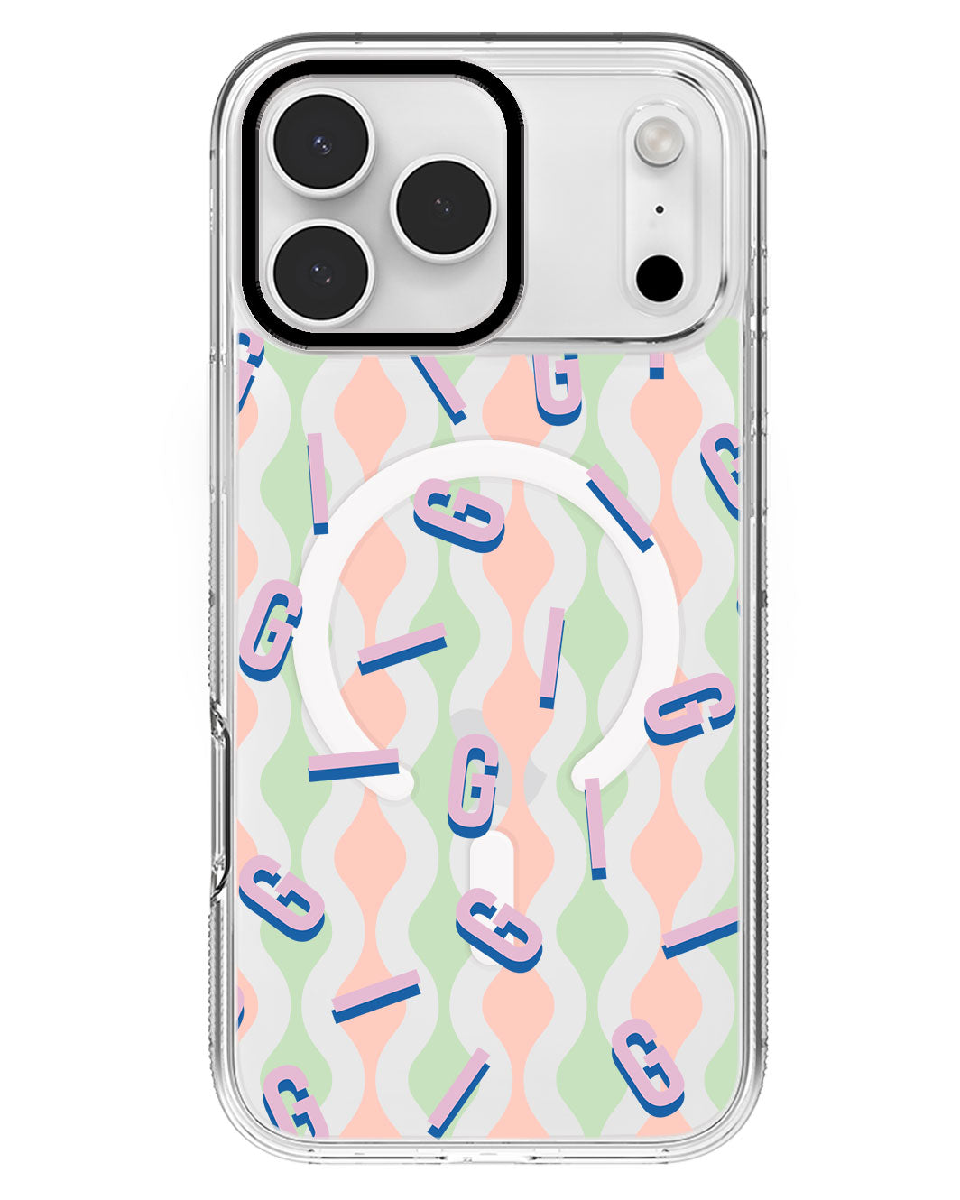 iPhone Rearguard MagSwap - CUSTOM MONOGRAM 1.0 Cotton Candy