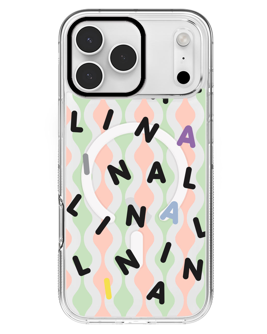 iPhone Rearguard MagSwap - CUSTOM MONOGRAM 2.0 Black