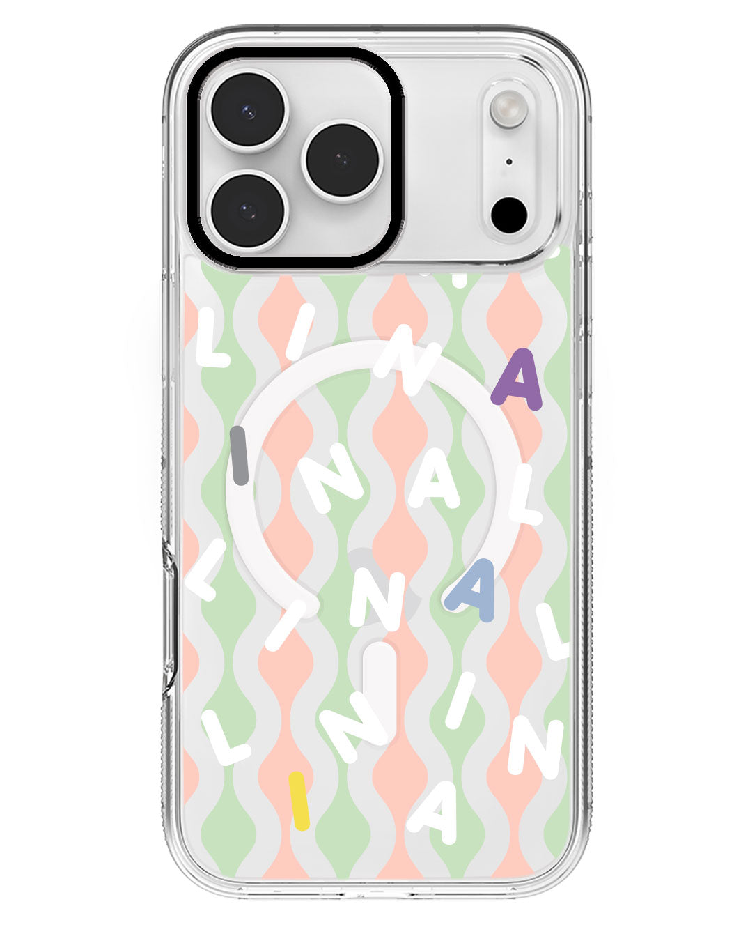 iPhone Rearguard MagSwap - CUSTOM MONOGRAM 2.0 White