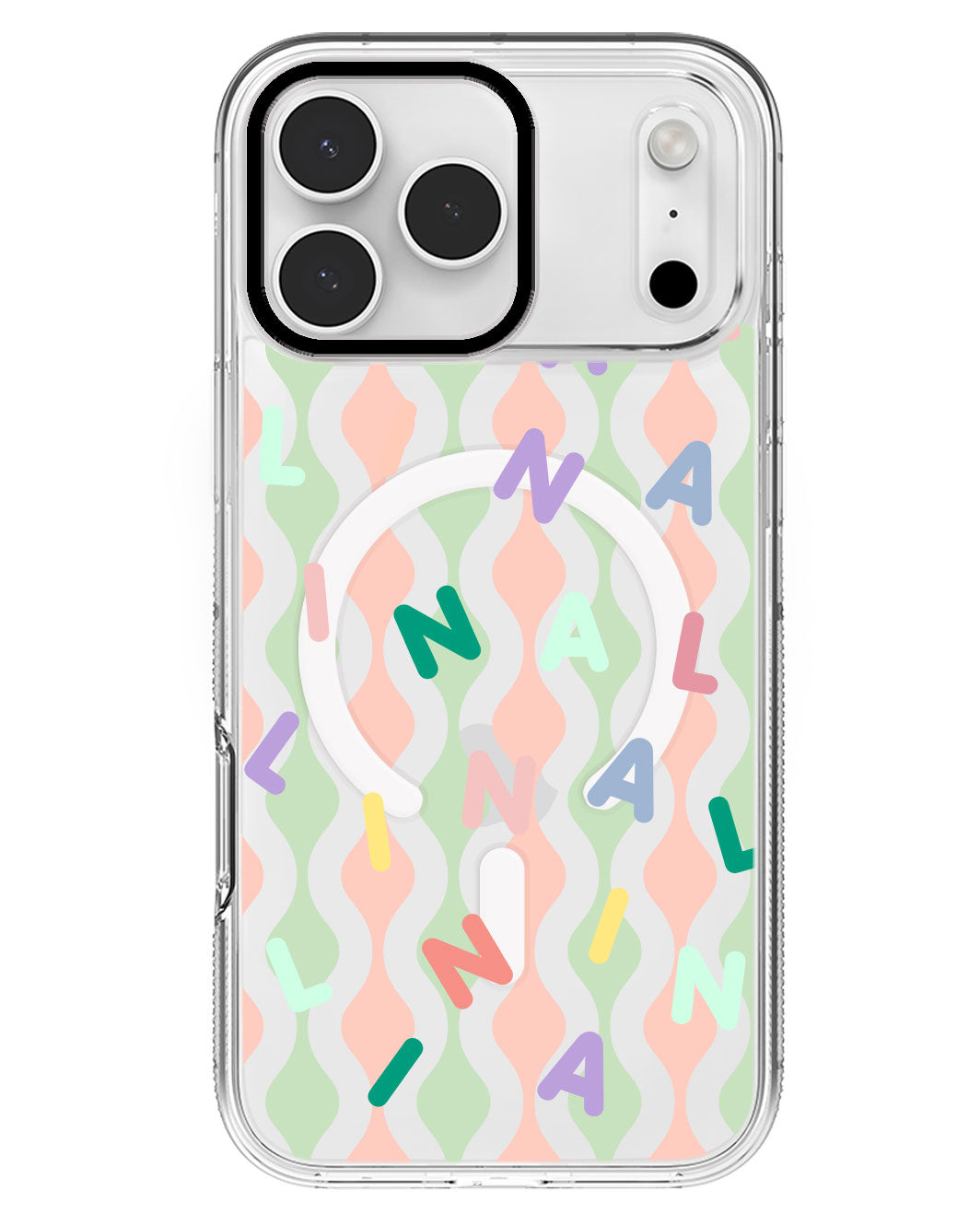iPhone Rearguard MagSwap - CUSTOM MONOGRAM 2.0 Rainbow