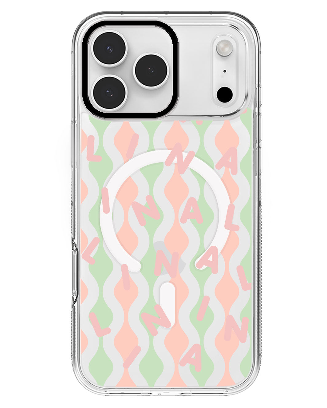 iPhone Rearguard MagSwap - CUSTOM MONOGRAM 2.0 Rosewater