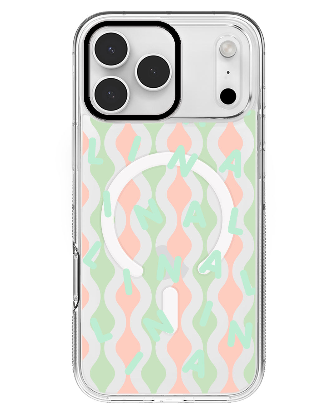 iPhone Rearguard MagSwap - CUSTOM MONOGRAM 2.0 Tosca
