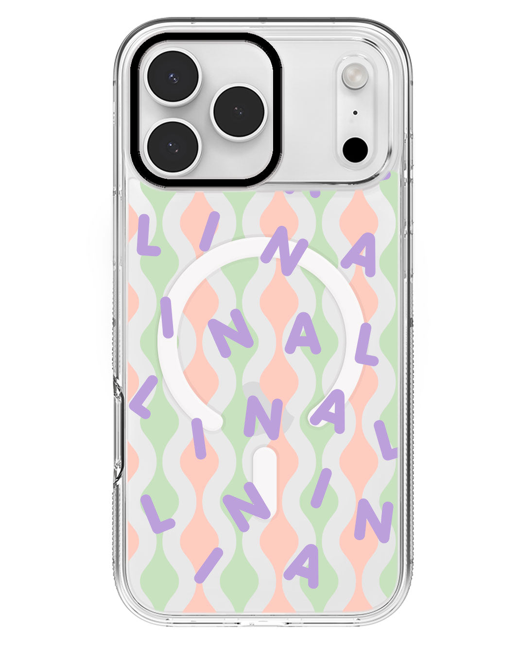 iPhone Rearguard MagSwap - CUSTOM MONOGRAM 2.0 Lilac