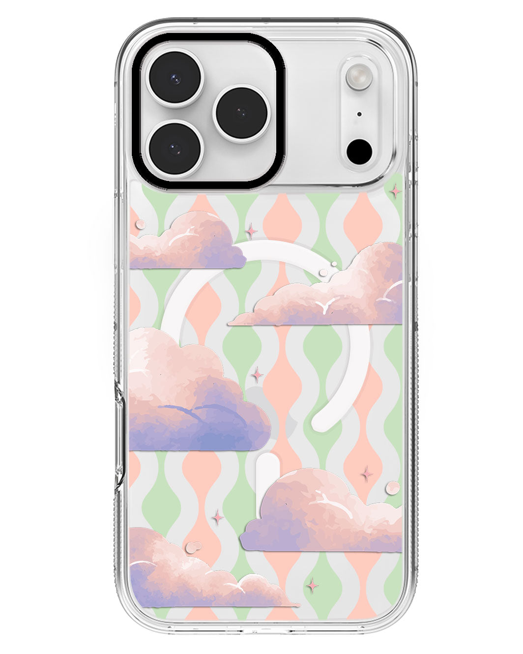 iPhone Rearguard MagSwap - Pastel Clouds
