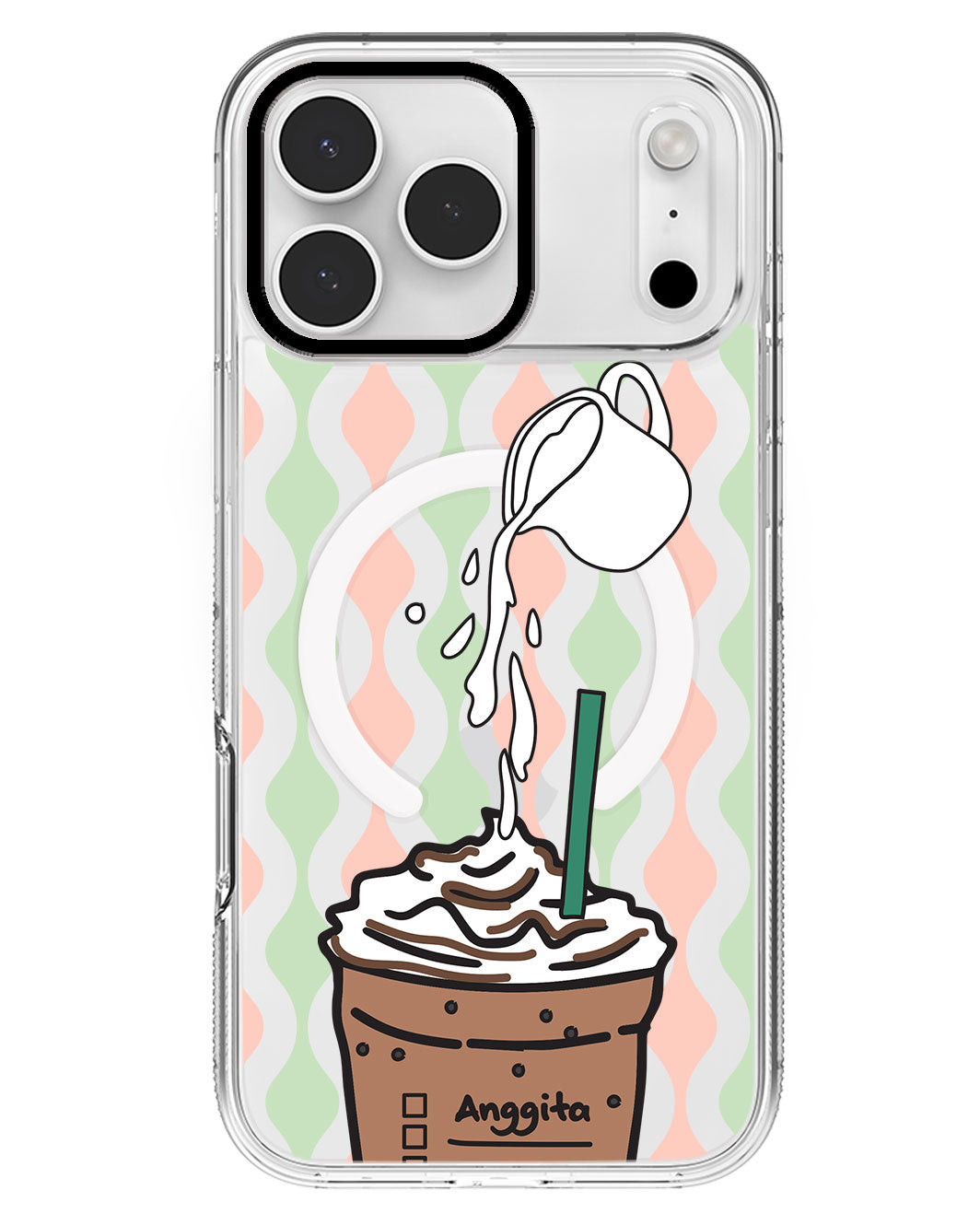 iPhone Rearguard MagSwap - Coffee Frappe