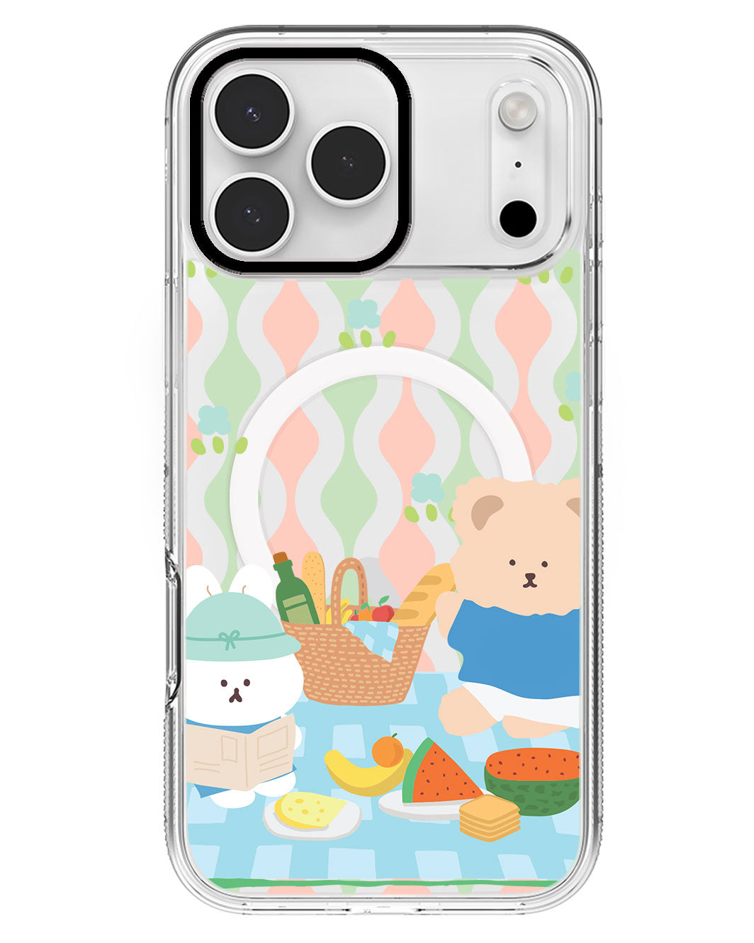 iPhone Rearguard MagSwap - Picnic Bear Blue
