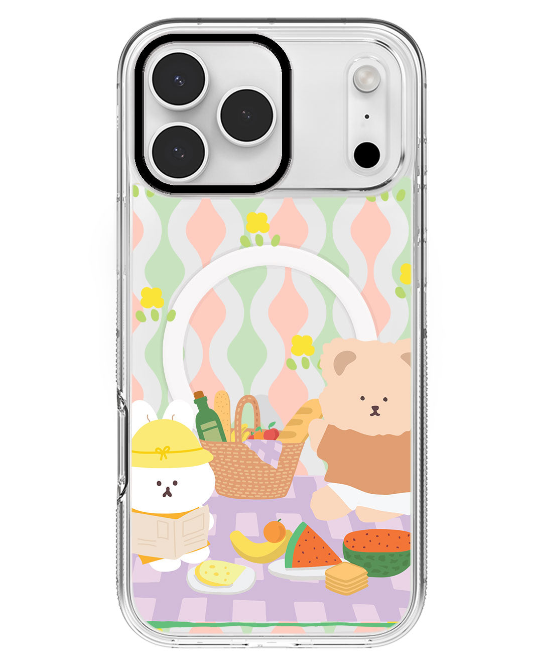 iPhone Rearguard MagSwap - Picnic Bear Lilac