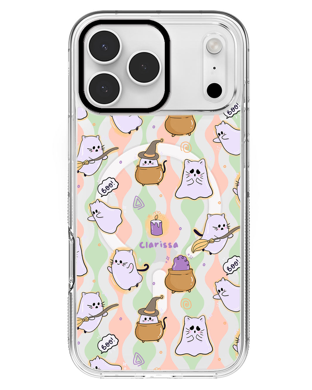 iPhone Rearguard MagSwap - Spooky Cat