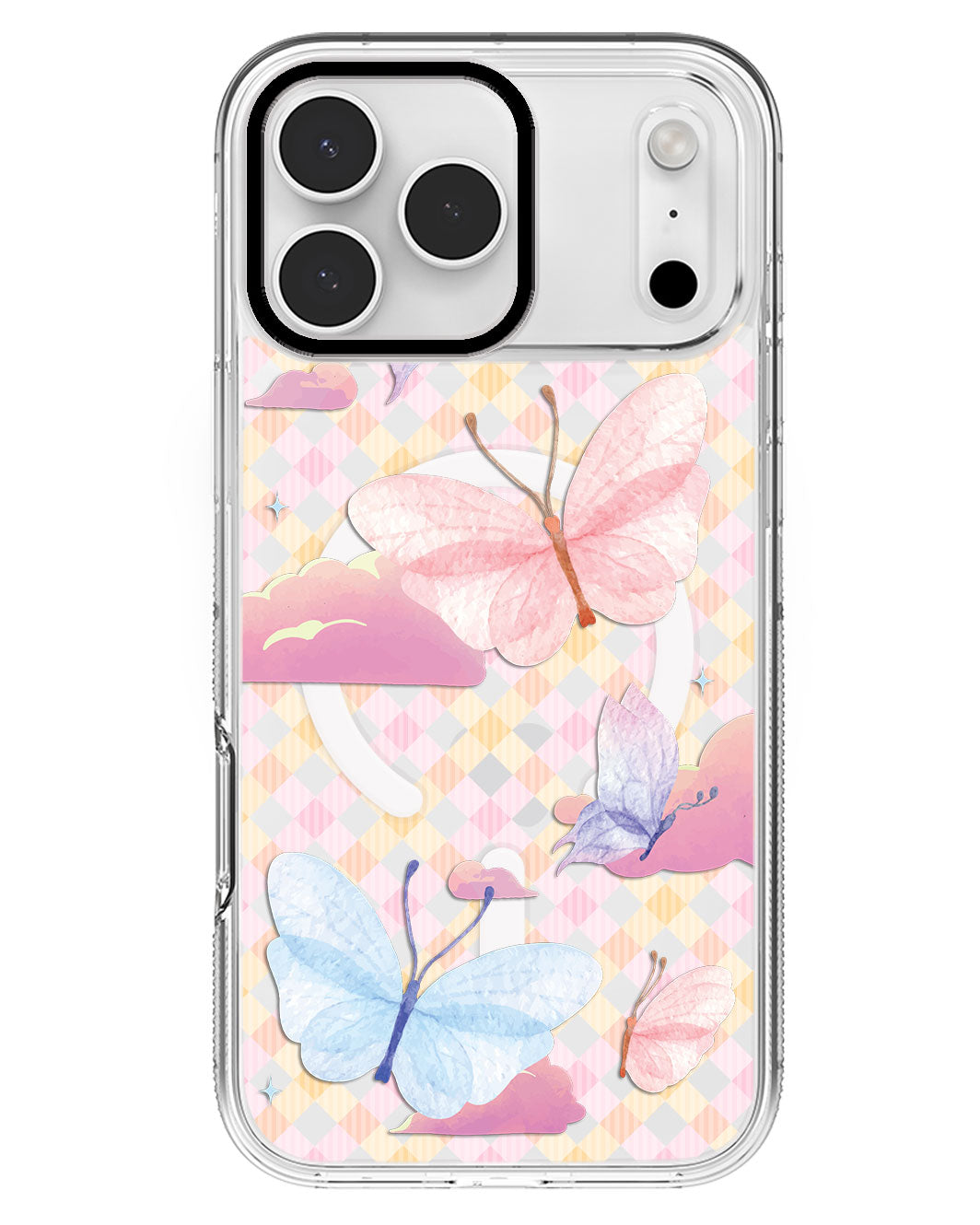 iPhone Rearguard MagSwap - Butterfly & Clouds