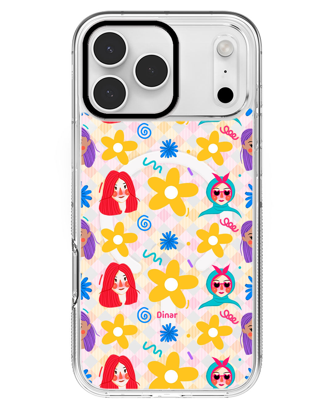 iPhone Rearguard MagSwap - Daisy Faces