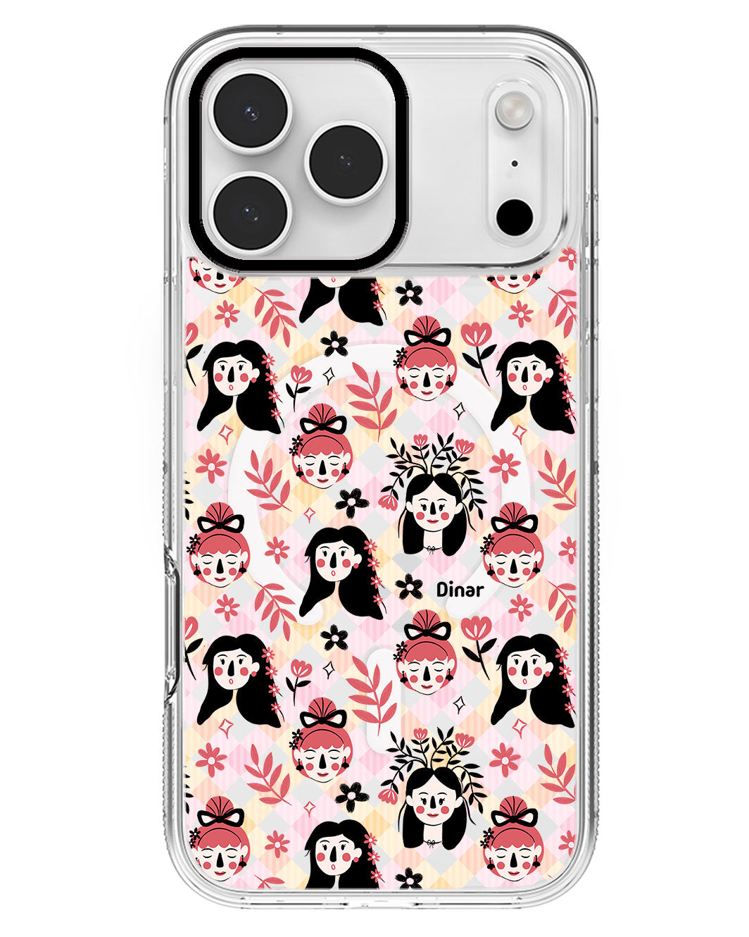 iPhone Rearguard MagSwap - Flowery Faces