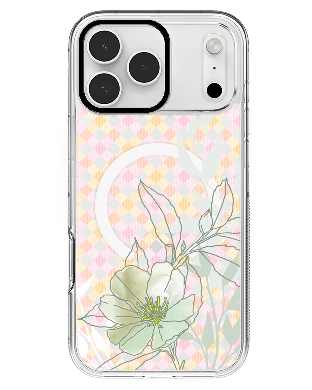 iPhone Rearguard MagSwap - Greenmint Lily