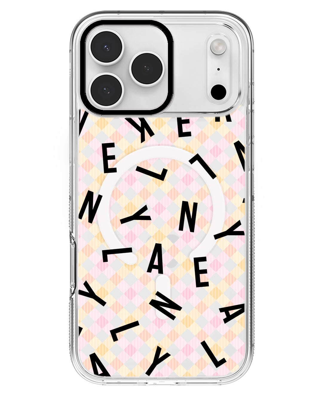 iPhone Rearguard MagSwap - CUSTOM MONOGRAM 2.0 Noir