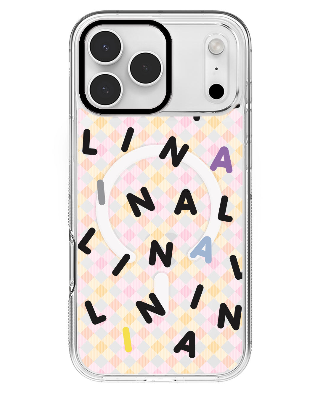 iPhone Rearguard MagSwap - CUSTOM MONOGRAM 2.0 Black