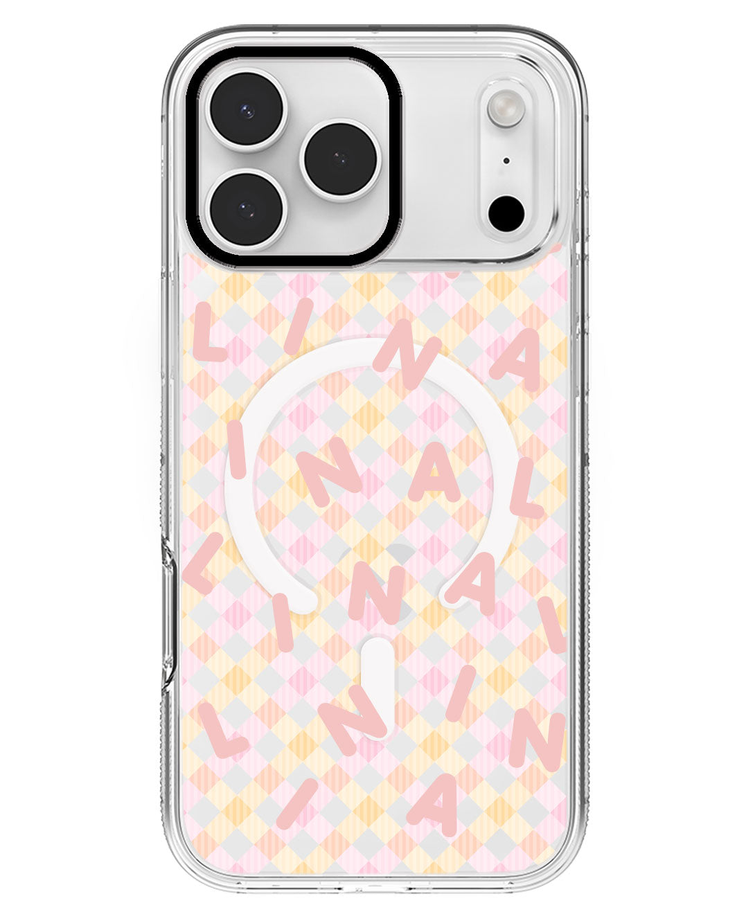 iPhone Rearguard MagSwap - CUSTOM MONOGRAM 2.0 Rosewater