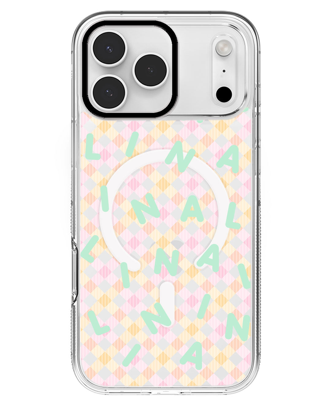 iPhone Rearguard MagSwap - CUSTOM MONOGRAM 2.0 Tosca