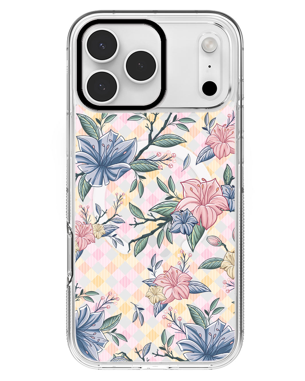 iPhone Rearguard MagSwap - Pink & Blue Floral