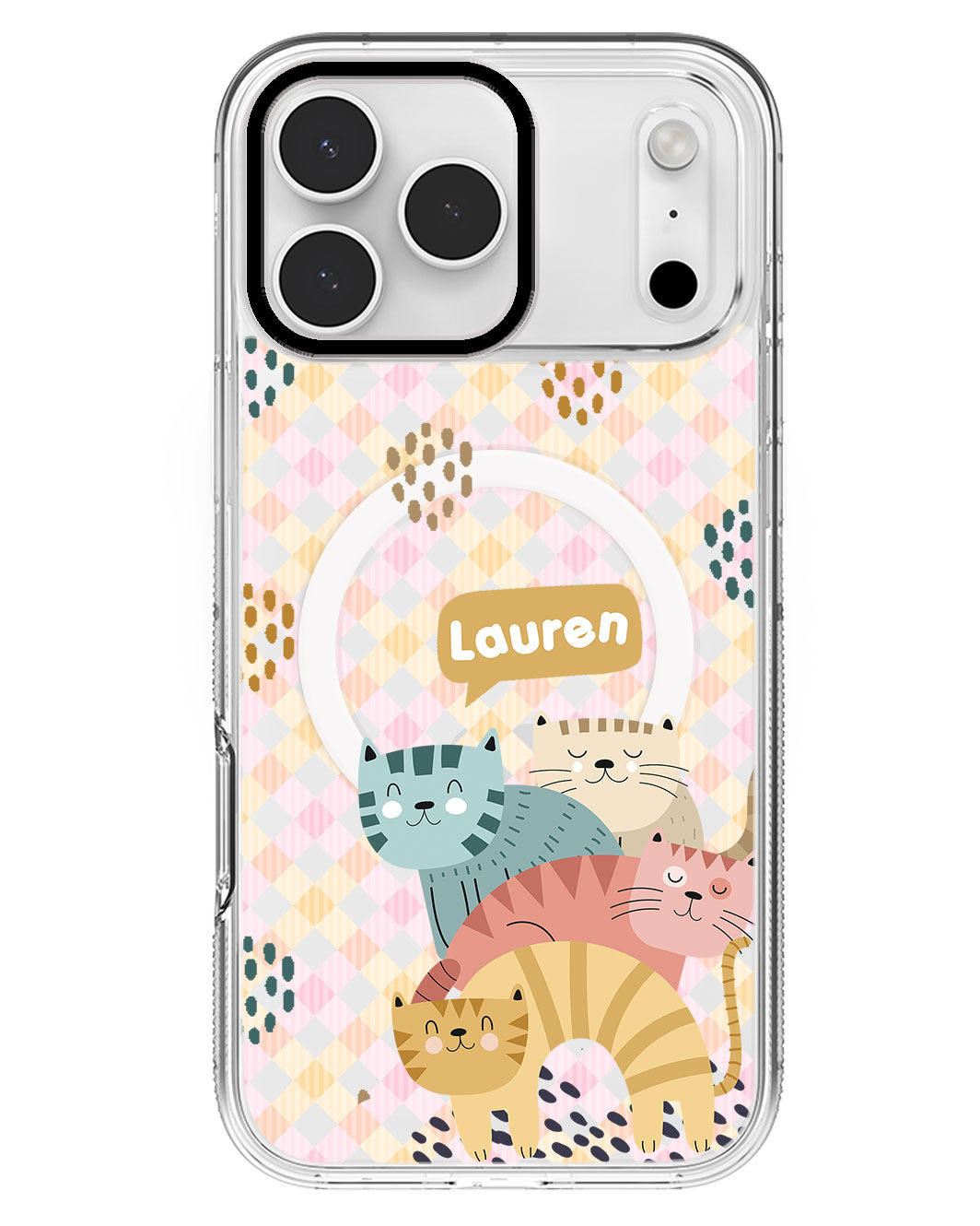 iPhone Rearguard MagSwap - Rainbow Meow 2.0