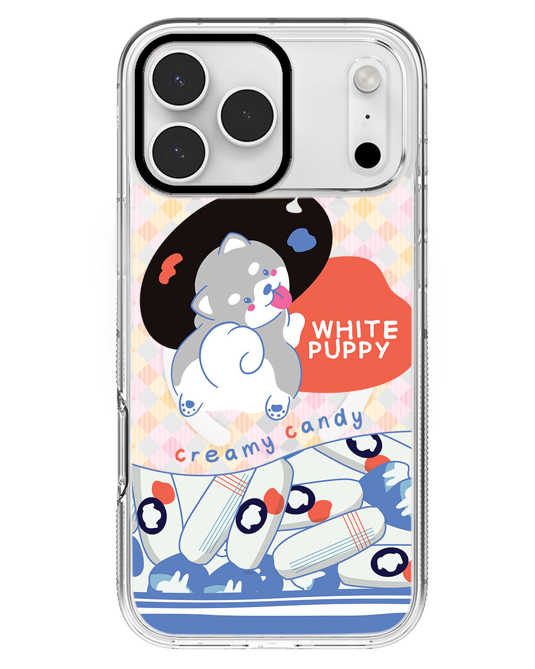 iPhone Rearguard MagSwap - White Puppy