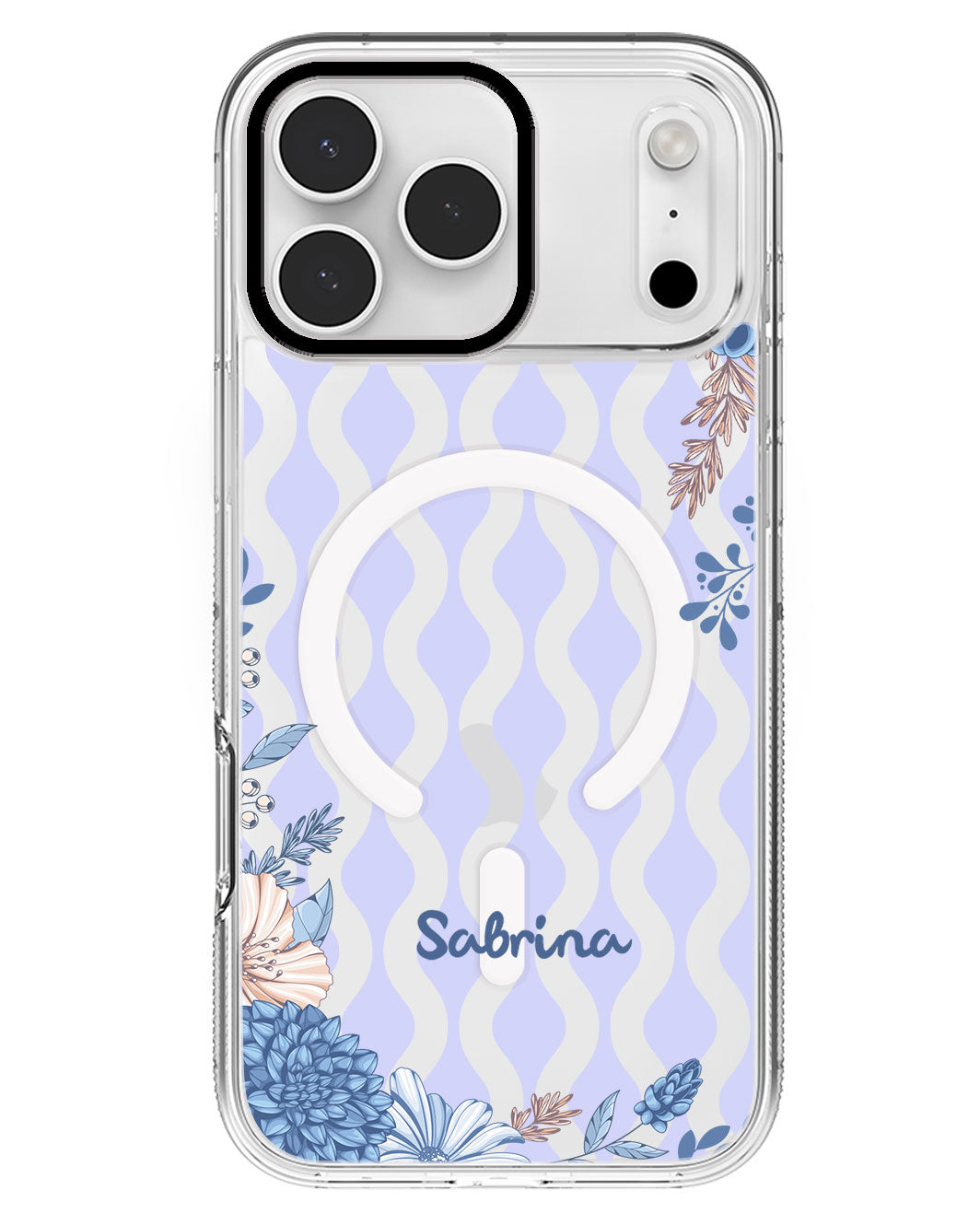 iPhone Rearguard MagSwap - Blue Florals