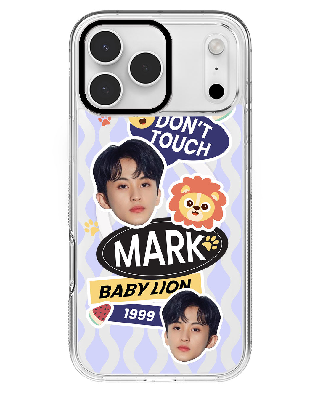 iPhone Rearguard MagSwap - Face Grid Baby Lion
