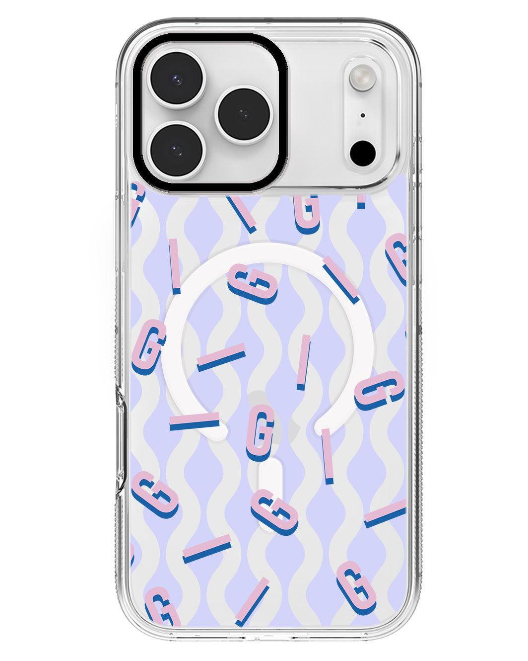 iPhone Rearguard MagSwap - CUSTOM MONOGRAM 1.0 Cotton Candy