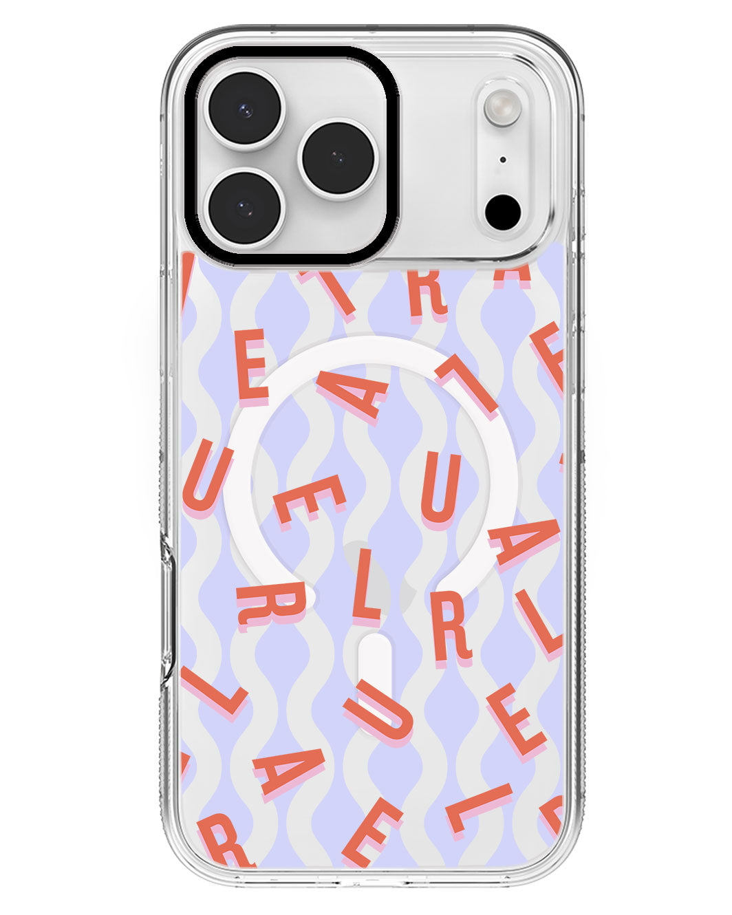 iPhone Rearguard MagSwap - CUSTOM MONOGRAM 1.0 Coral