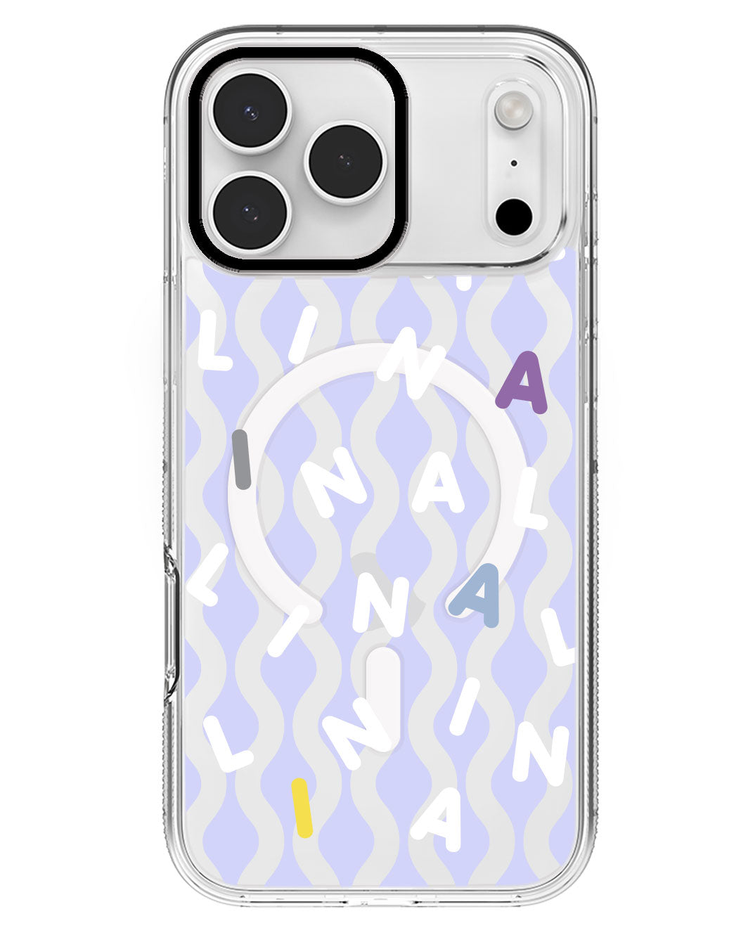 iPhone Rearguard MagSwap - CUSTOM MONOGRAM 2.0 White