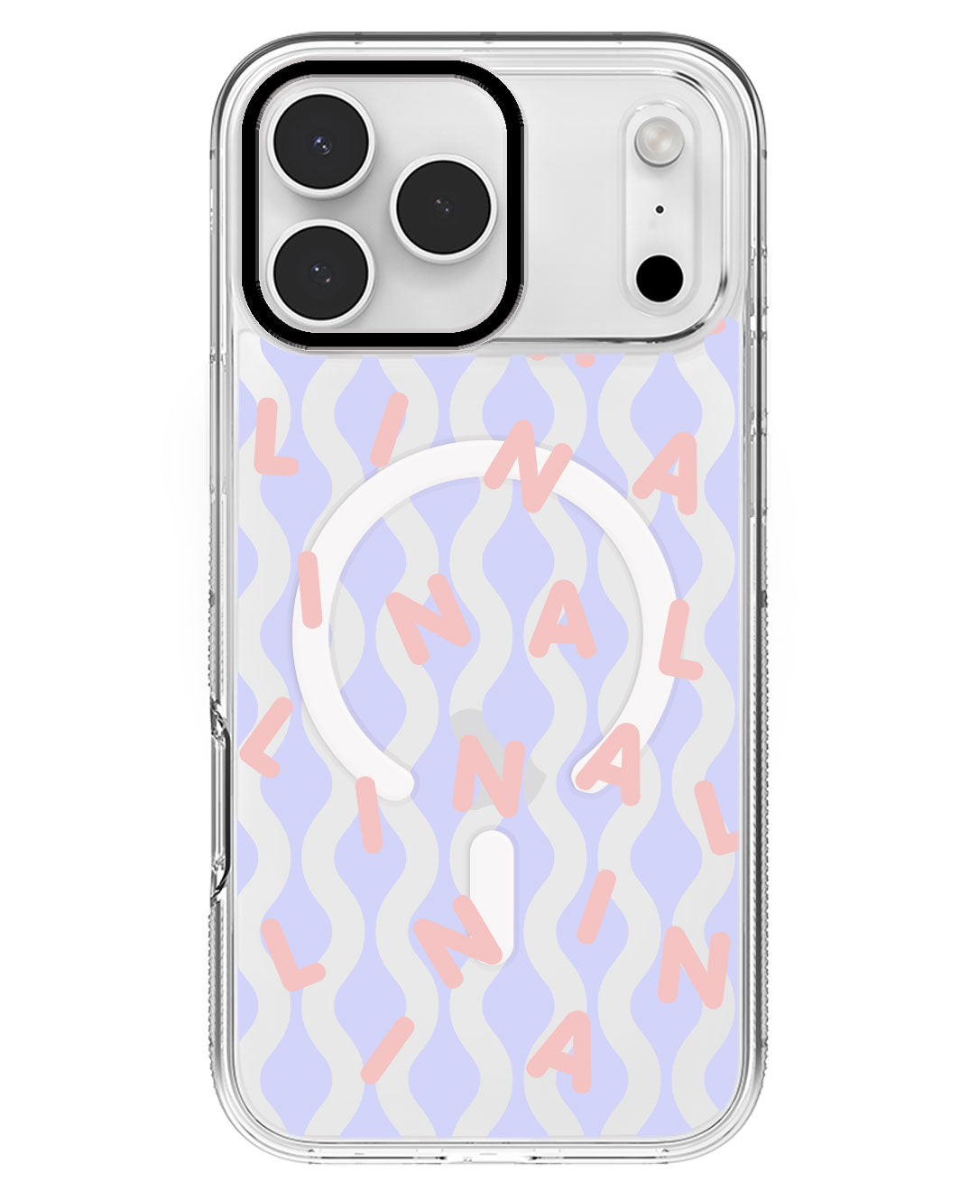 iPhone Rearguard MagSwap - CUSTOM MONOGRAM 2.0 Rosewater