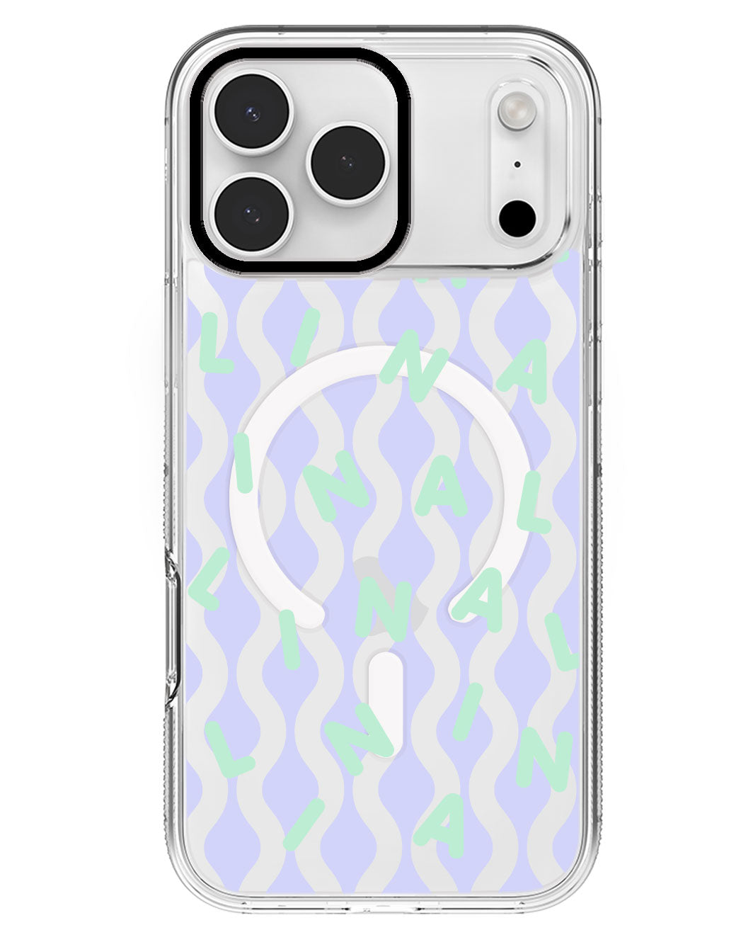 iPhone Rearguard MagSwap - CUSTOM MONOGRAM 2.0 Tosca