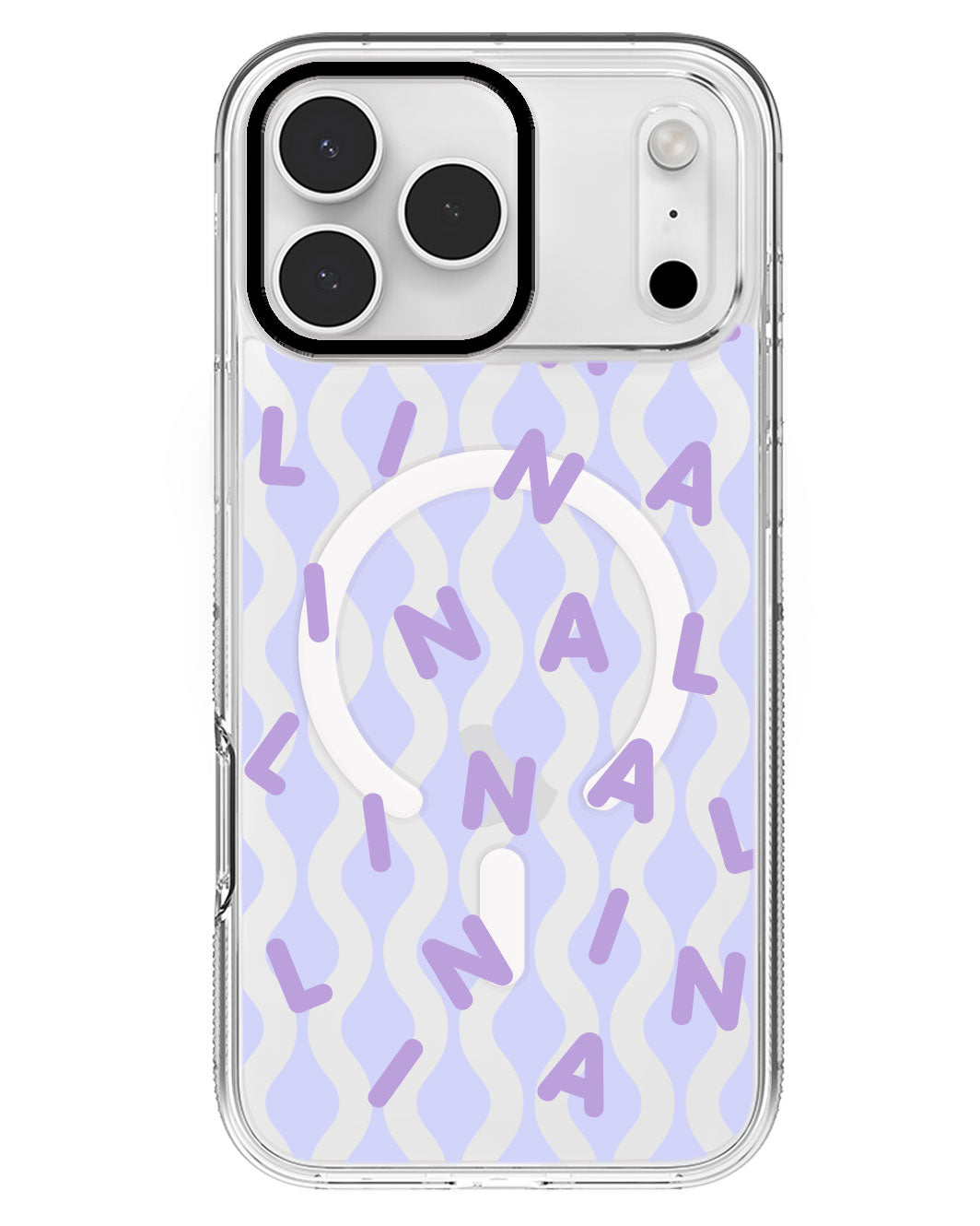 iPhone Rearguard MagSwap - CUSTOM MONOGRAM 2.0 Lilac