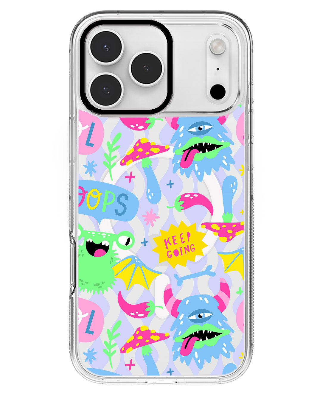 iPhone Rearguard MagSwap - Monster Say Keep Going