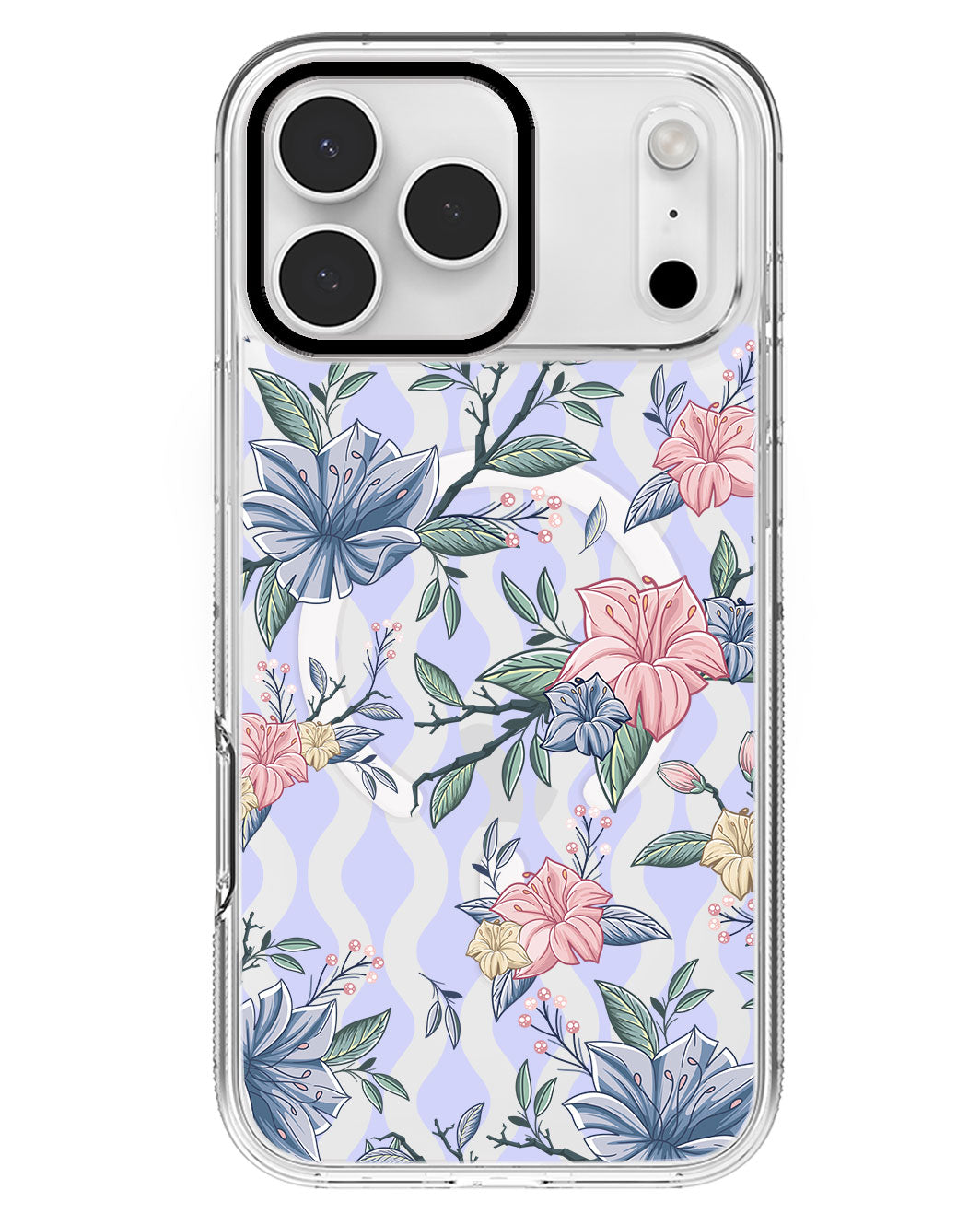 iPhone Rearguard MagSwap - Pink & Blue Floral