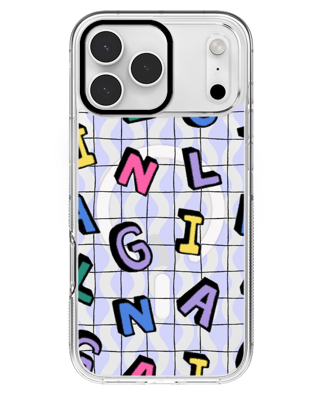 iPhone Rearguard MagSwap - Playful Monogram 2.0