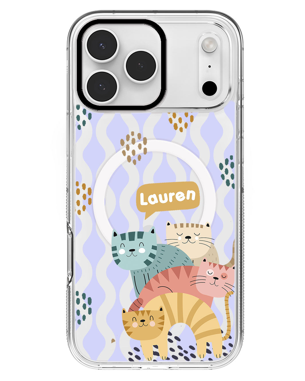 iPhone Rearguard MagSwap - Rainbow Meow 2.0