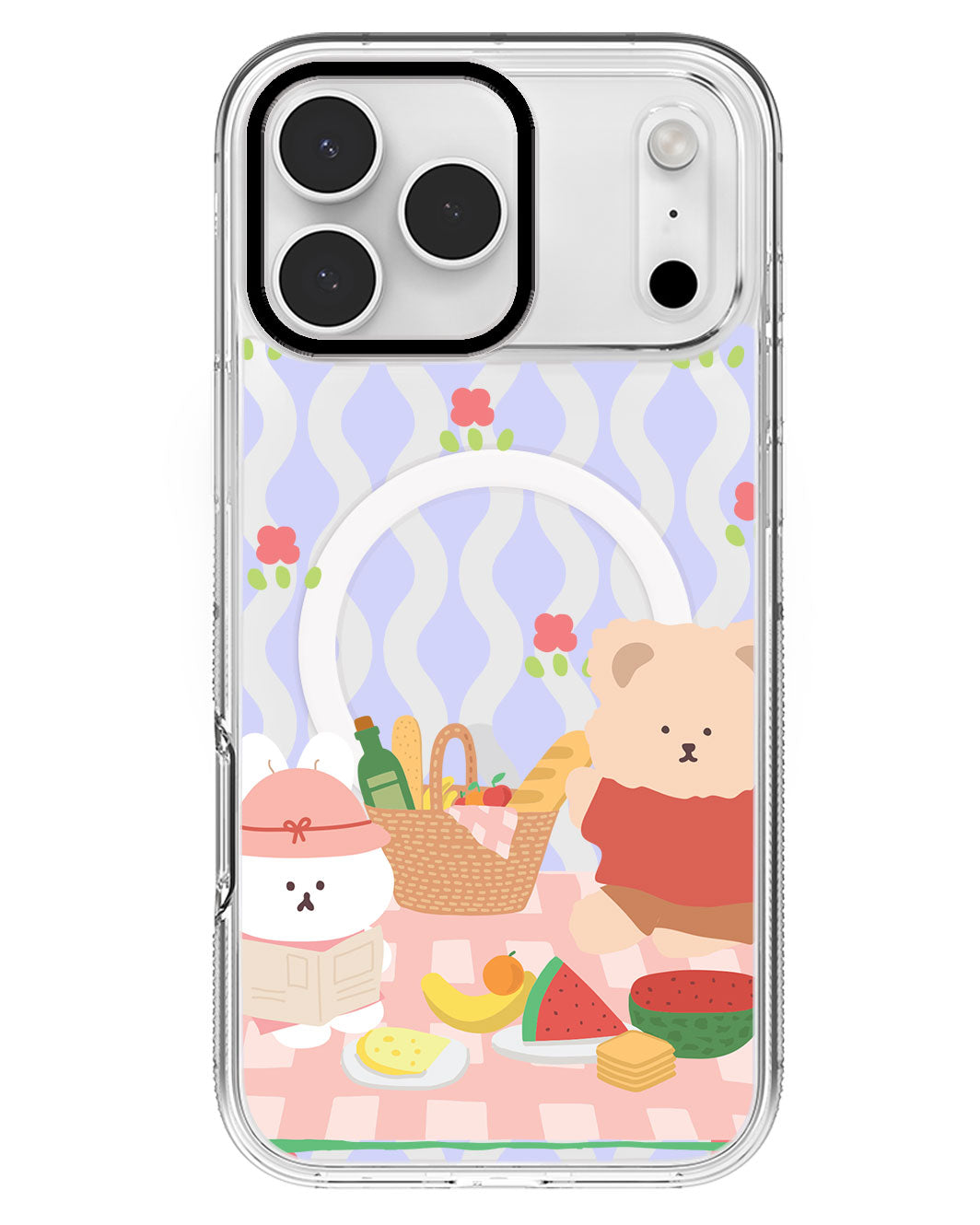 iPhone Rearguard MagSwap - Picnic Bear Pink