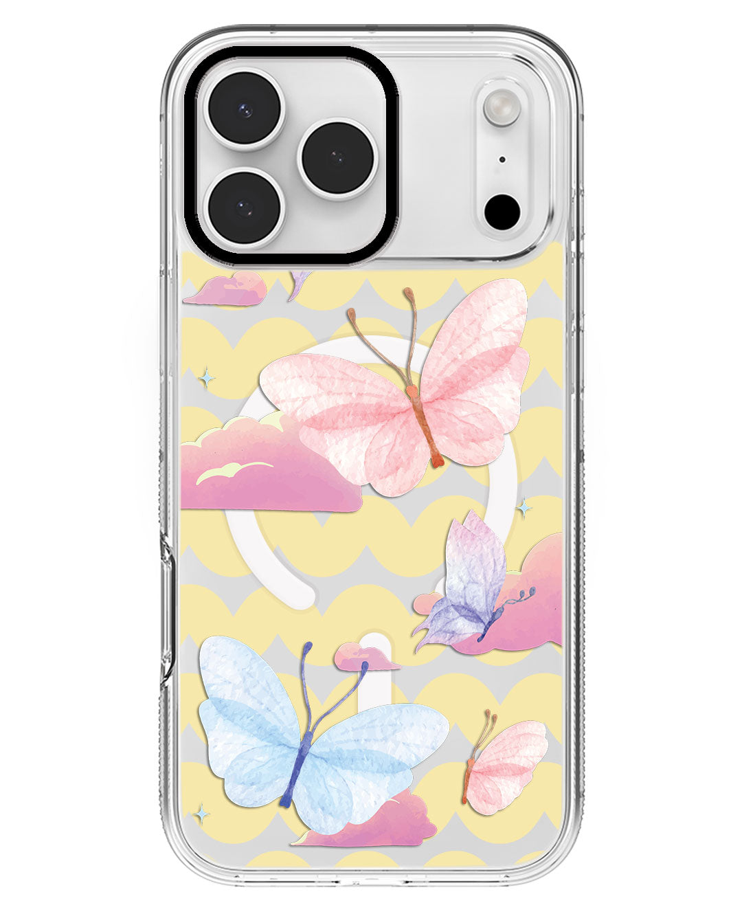 iPhone Rearguard MagSwap - Butterfly & Clouds