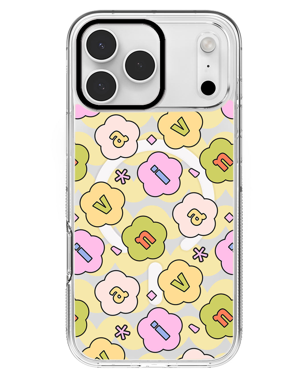 iPhone Rearguard MagSwap - CUSTOM MONOGRAM 3.0 Flower Petals 1.0
