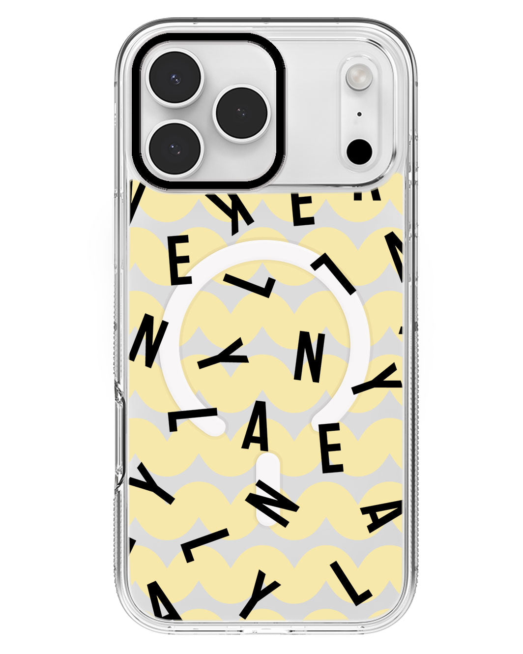 iPhone Rearguard MagSwap - CUSTOM MONOGRAM 2.0 Noir