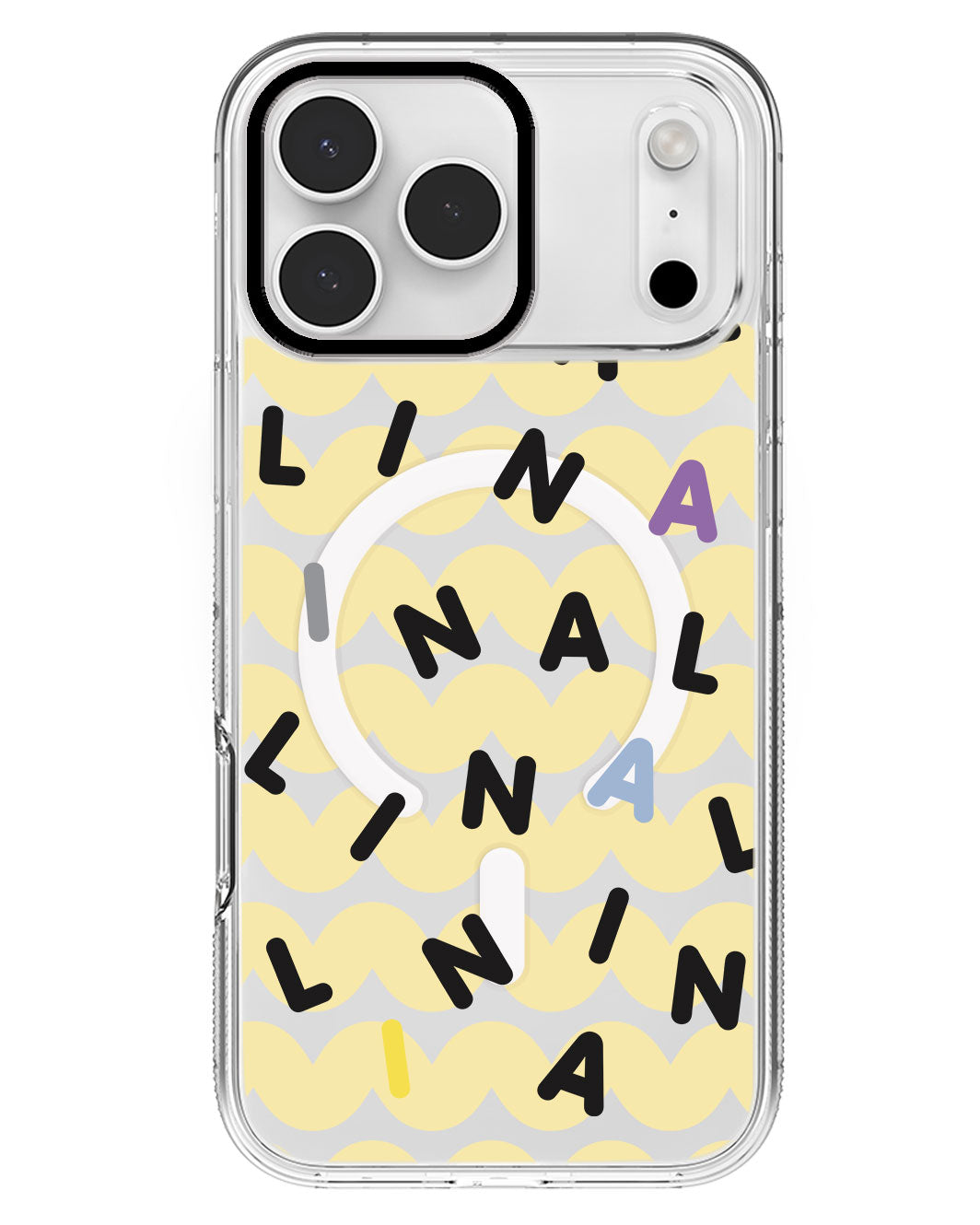 iPhone Rearguard MagSwap - CUSTOM MONOGRAM 2.0 Black