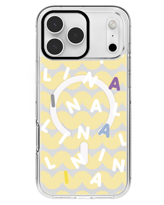 iPhone Rearguard MagSwap - CUSTOM MONOGRAM 2.0 White