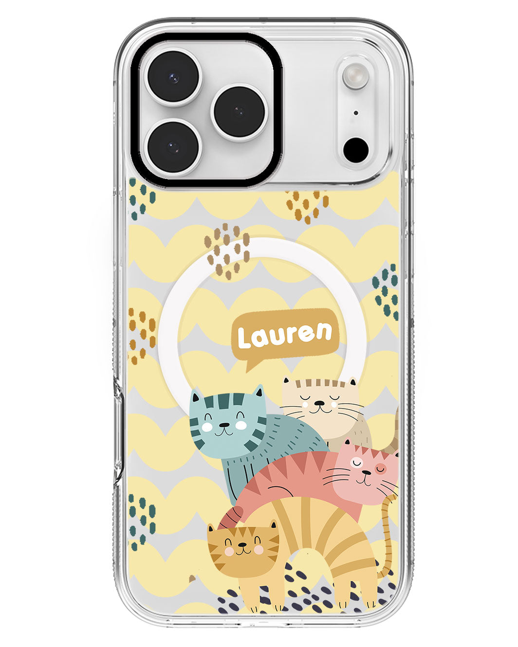 iPhone Rearguard MagSwap - Rainbow Meow 2.0