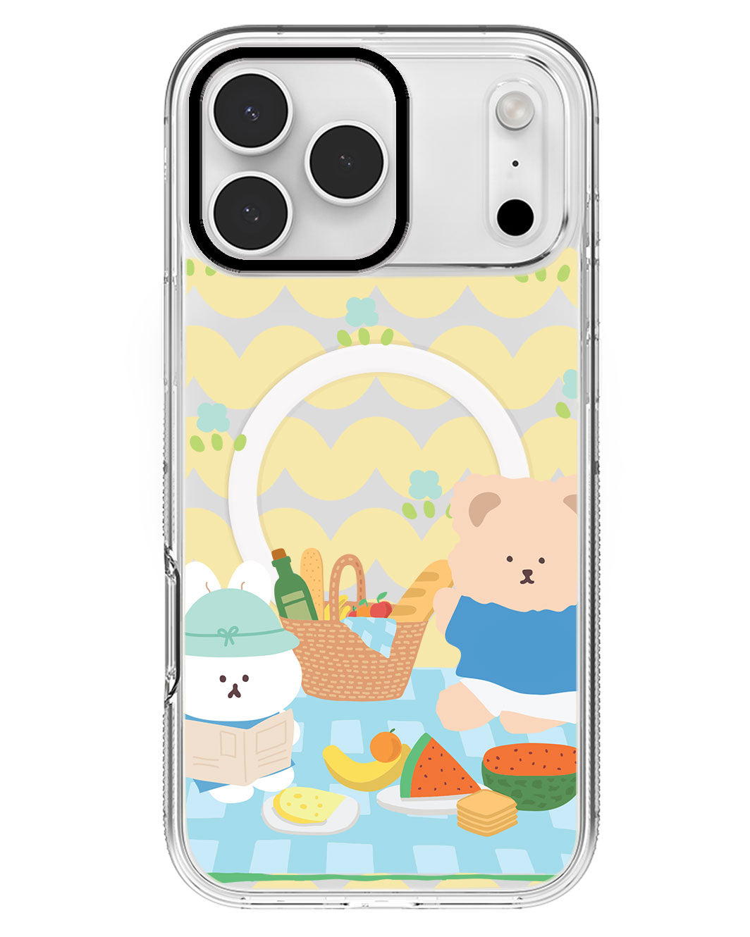 iPhone Rearguard MagSwap - Picnic Bear Blue