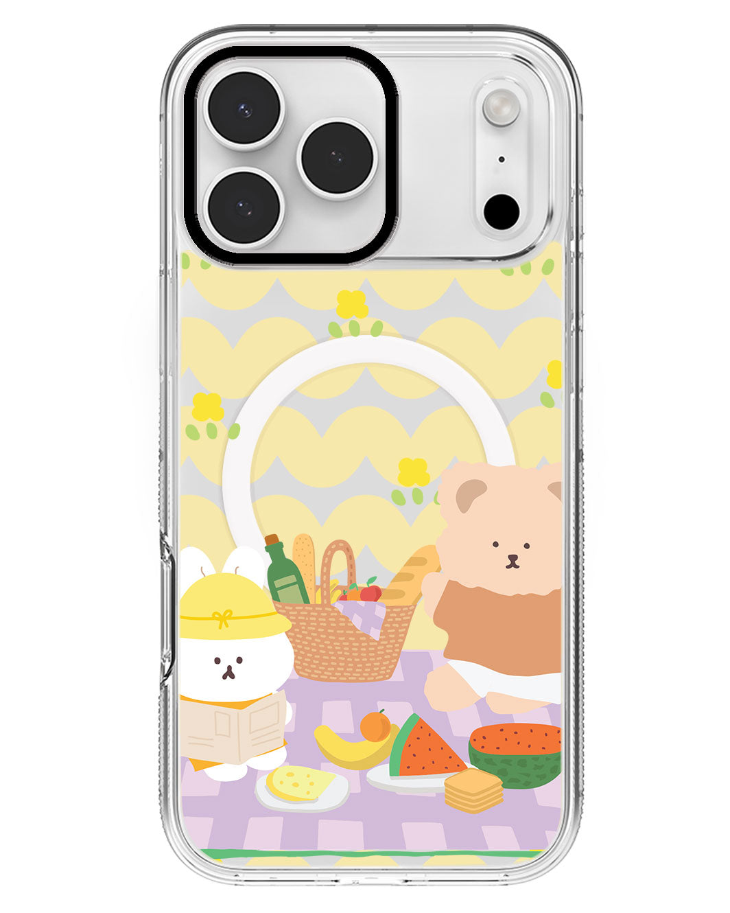 iPhone Rearguard MagSwap - Picnic Bear Lilac
