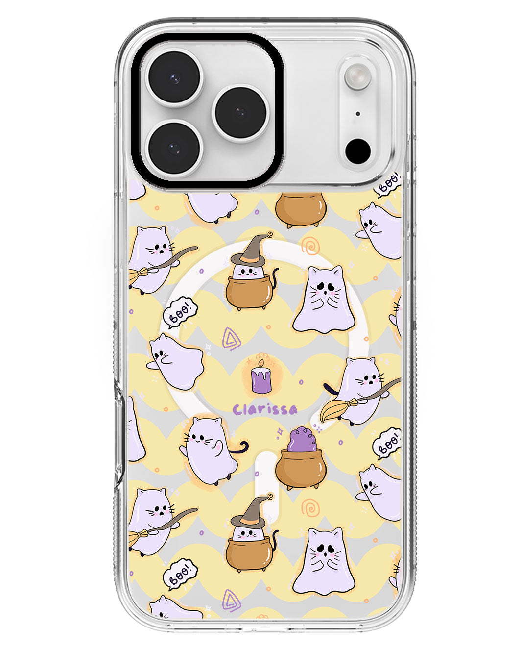 iPhone Rearguard MagSwap - Spooky Cat