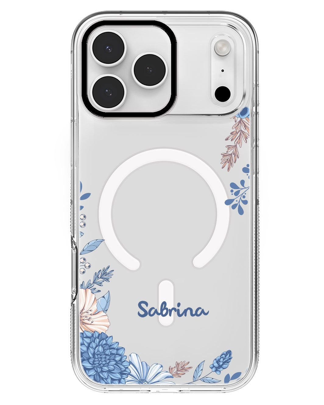 iPhone Rearguard MagSwap - Blue Florals