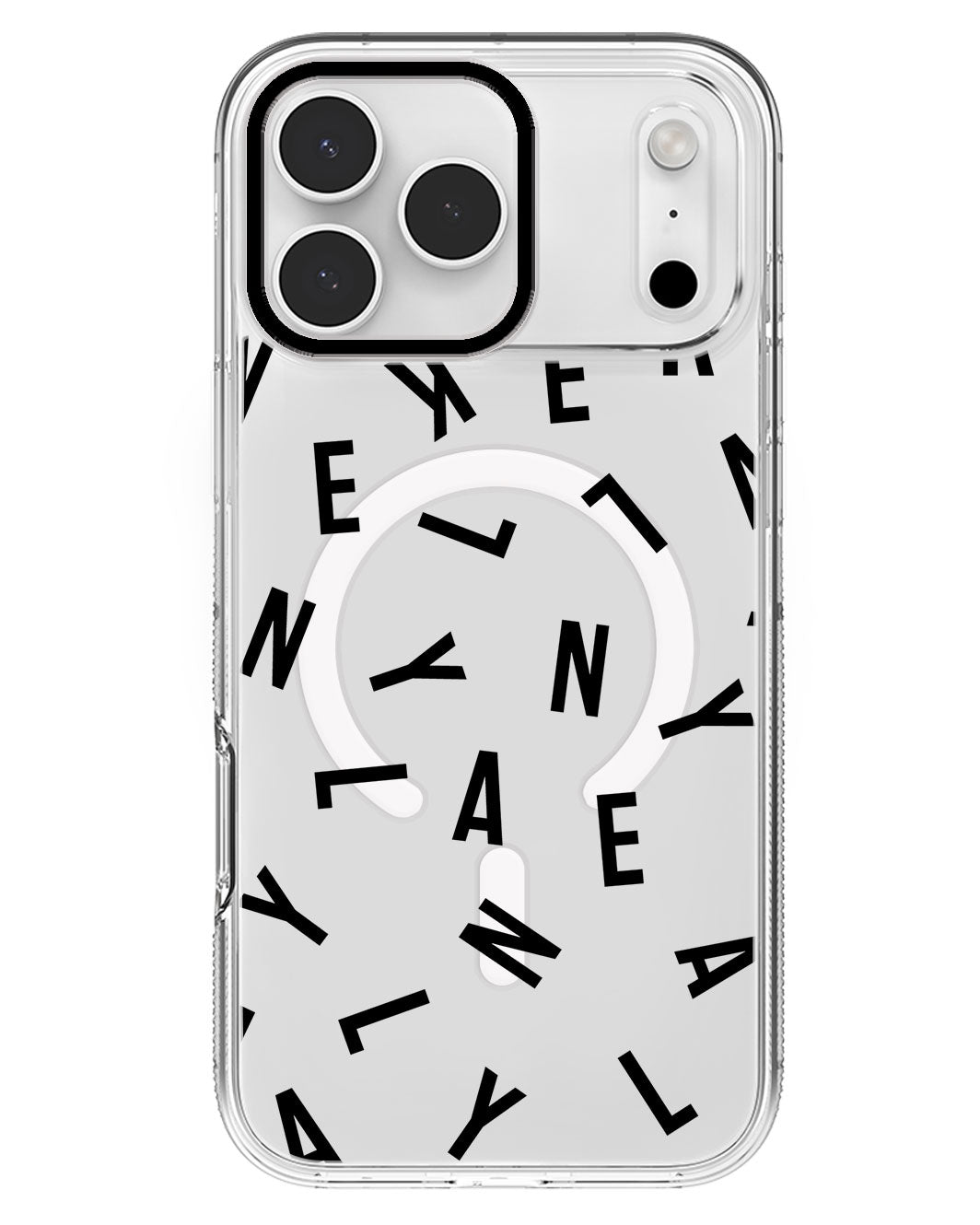 iPhone Rearguard MagSwap - CUSTOM MONOGRAM 2.0 Noir