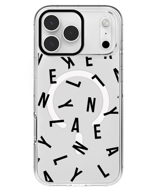 iPhone Rearguard MagSwap - CUSTOM MONOGRAM 2.0 Noir