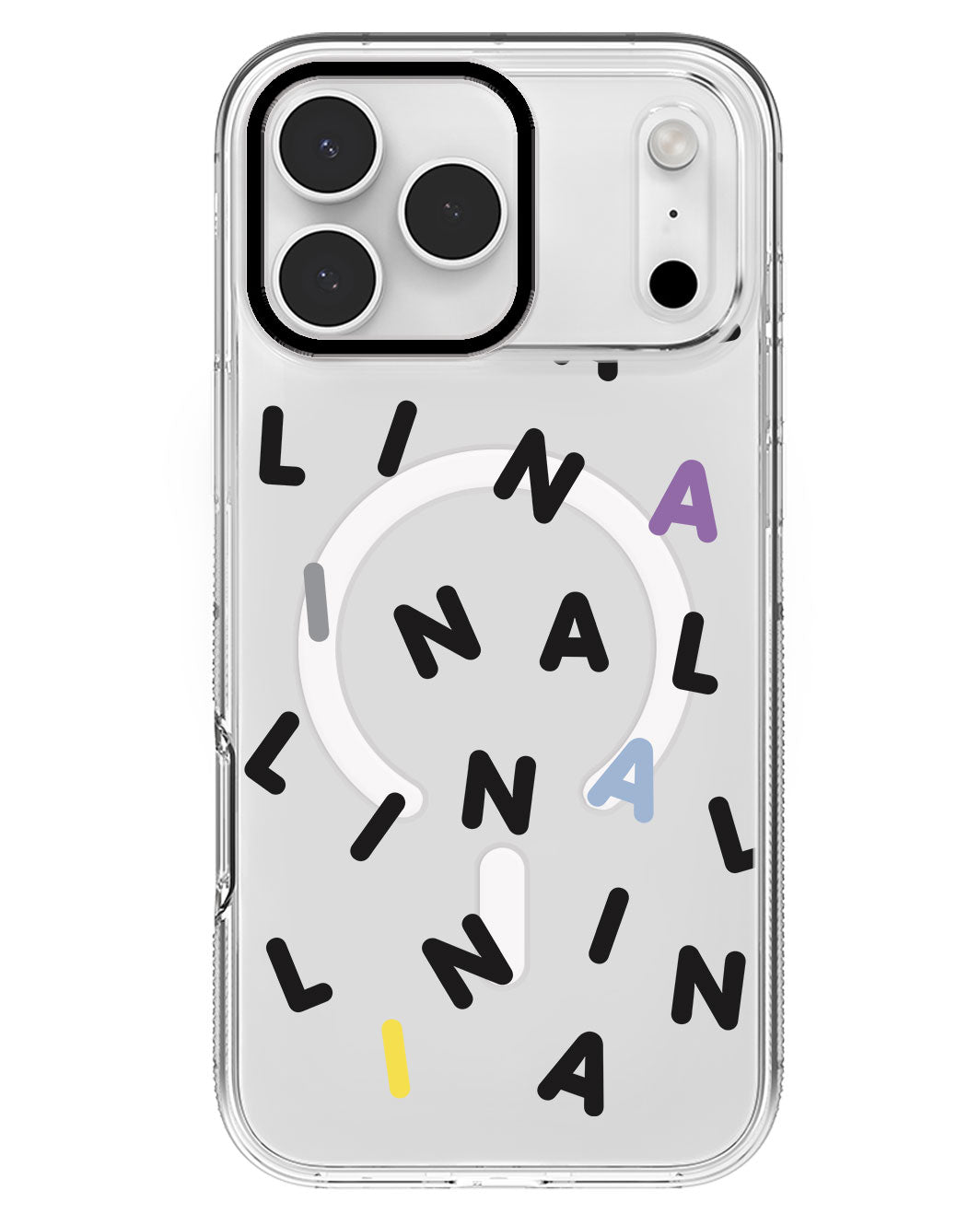 iPhone Rearguard MagSwap - CUSTOM MONOGRAM 2.0 Black